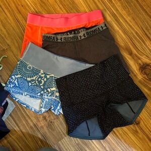 Lululemon Athletica Women's Athletic Shorts Set - Pink, Orange, Blue, Black